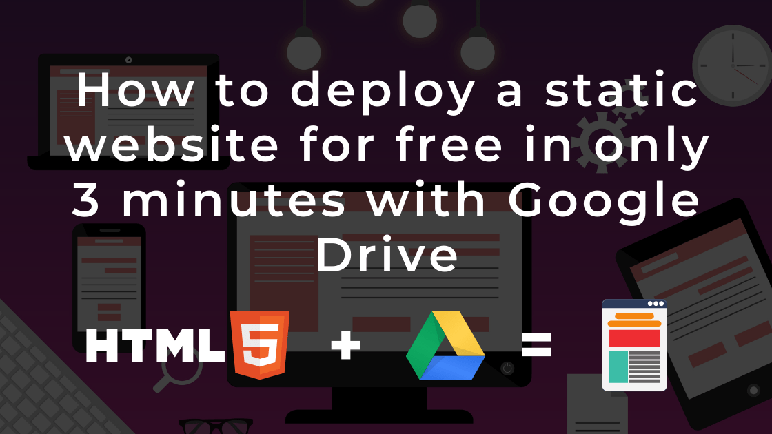 How to deploy a static website for free in just 3 minutes straight from