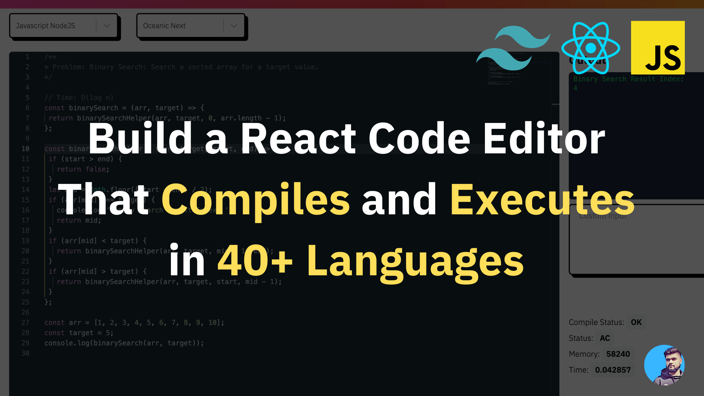 How to Build a Code Editor with React that Compiles and Executes in 40