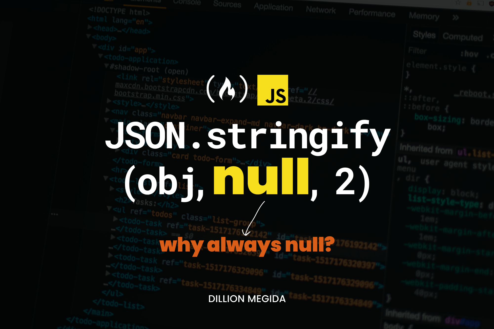 Why is the Second Argument in JSON.stringify() usually null?