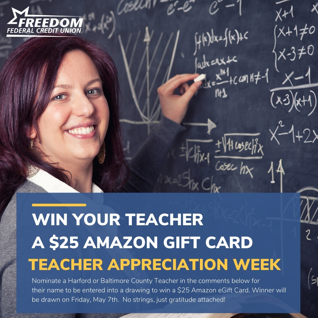 TeacherAppreciationWeek Freedom Federal Credit Union