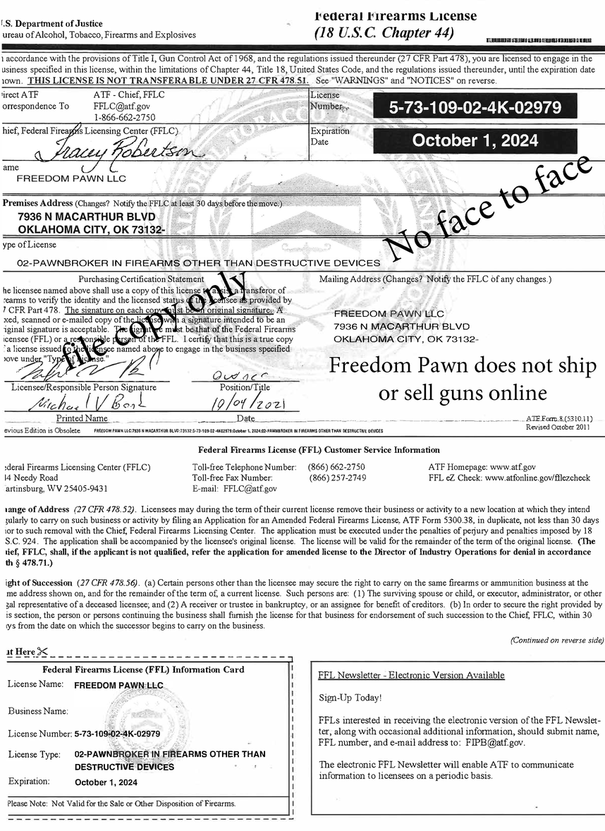 FFL Gun Transfers