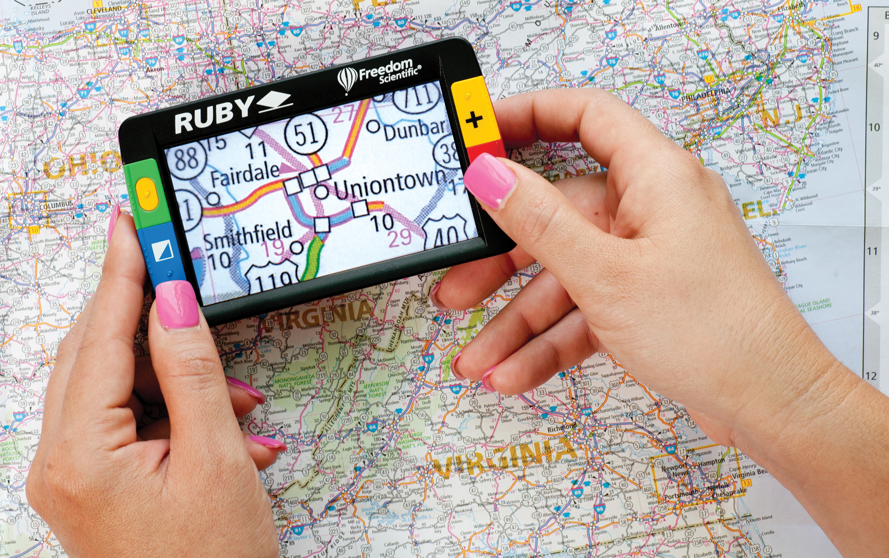 Freedom Scientific Highquality video magnifiers, braille displays