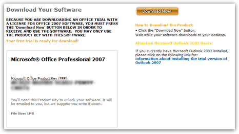 Download Outlook 2007 As A Free Trial