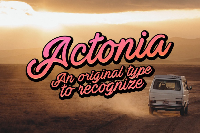 Actonia Font Free Fonts