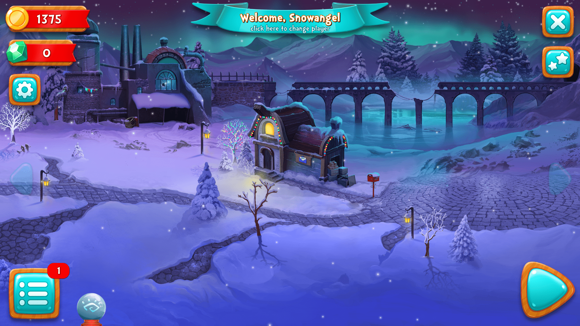Mahjong Fest Winter Wonderland Freegamest