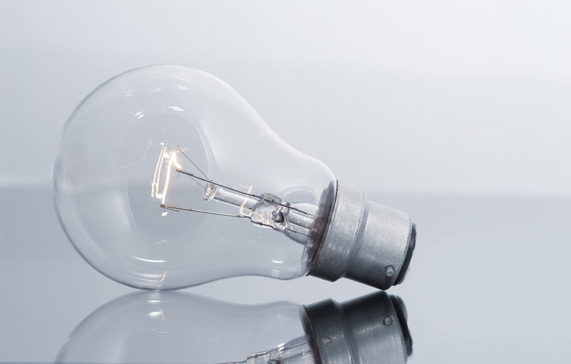 Free Stock Photo 10743 Still Life of light bulb with Glowing filament