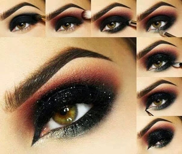10 Easy Black Smokey Eye Tutorial For party Night