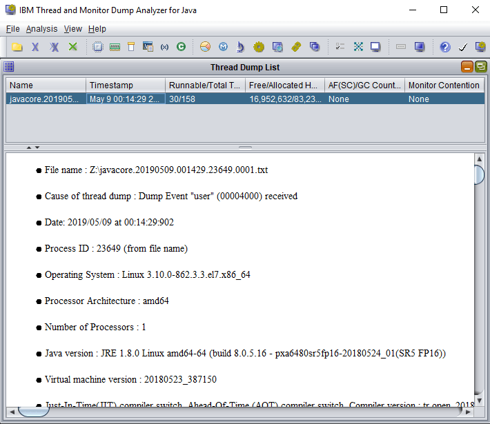 FreeKB IBM Sphere Resolve hung threads
