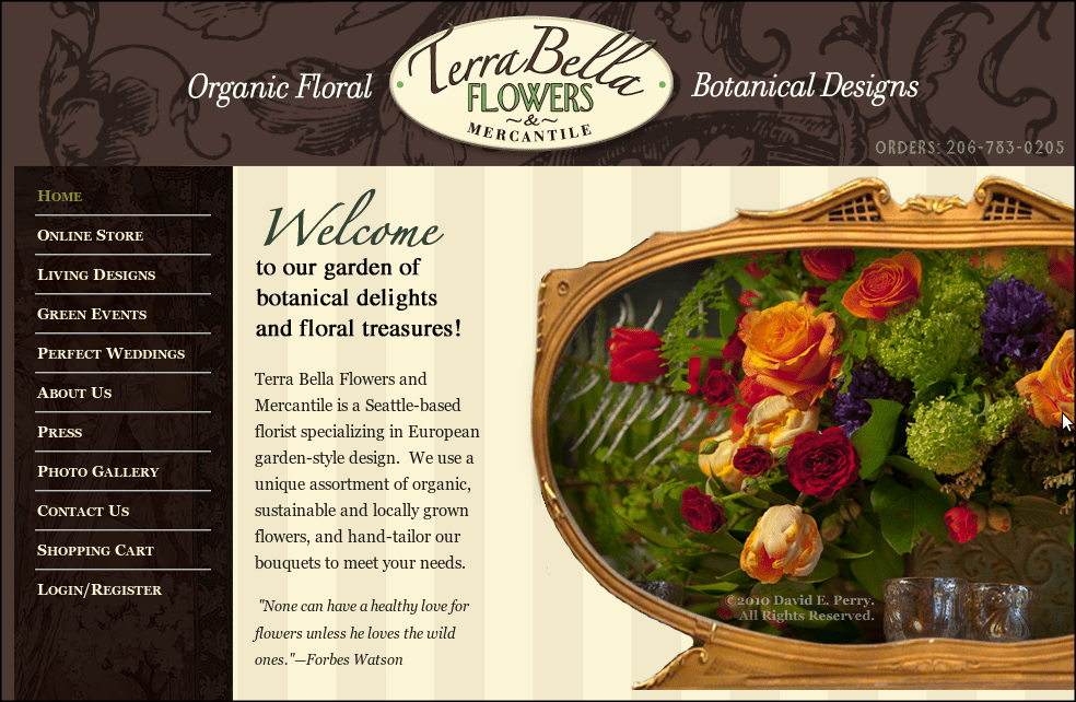 TerraBella Flowers Organic Florist in Seattle Security, Insights, and Results for your