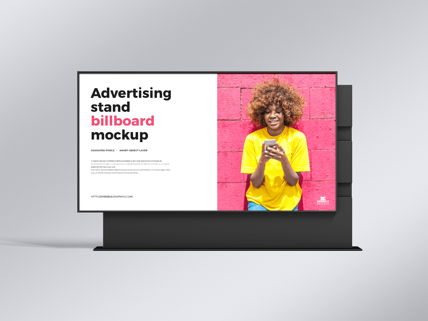 Advertising Stand Billboard Free Mockup Free Mockup World