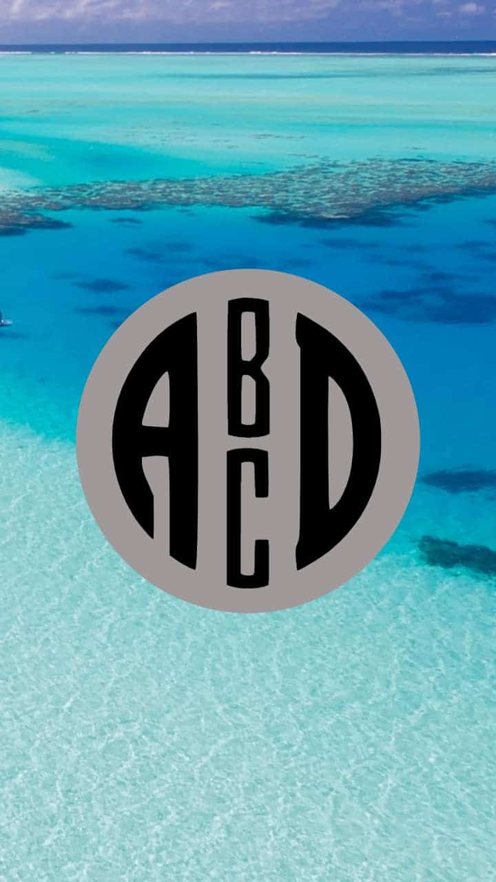 Free Monogram Wallpaper Maker Customize Online