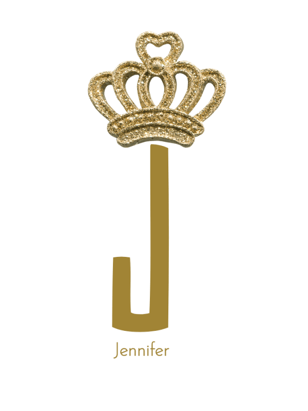 Letter J Monogram Customize Online Instant Download