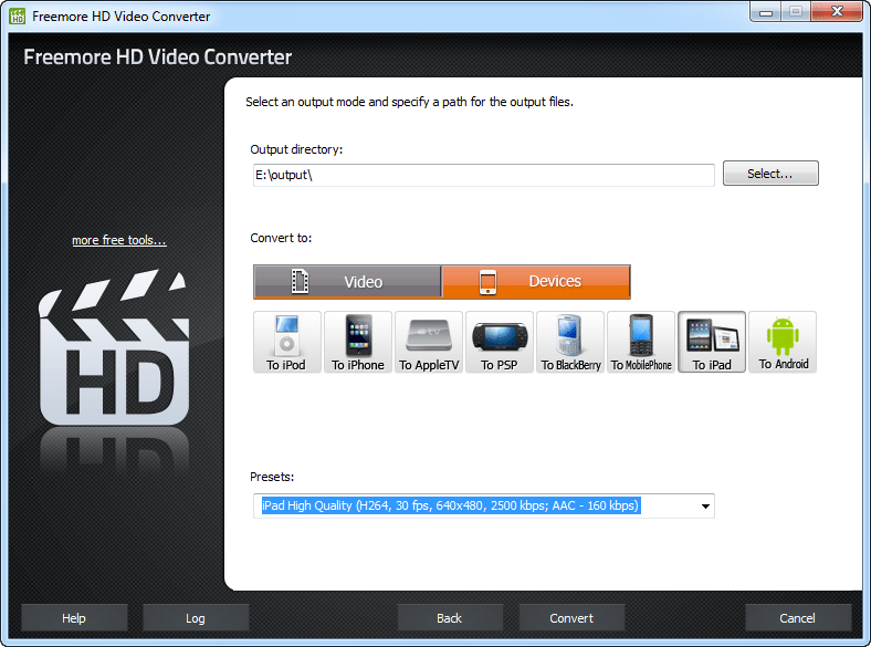FreeMoreSoft Freemore HD Video Converter Convert HD Videos for Free!