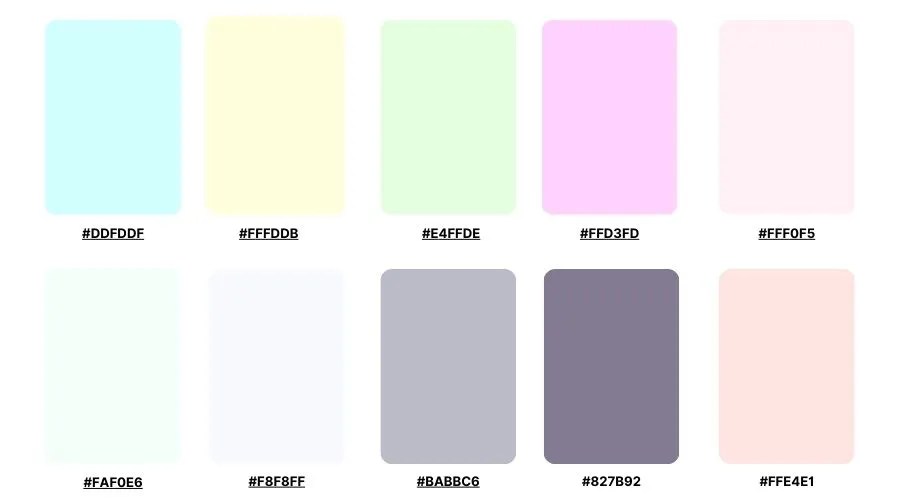 Best Example of Pastel Colors FreePixel Blog