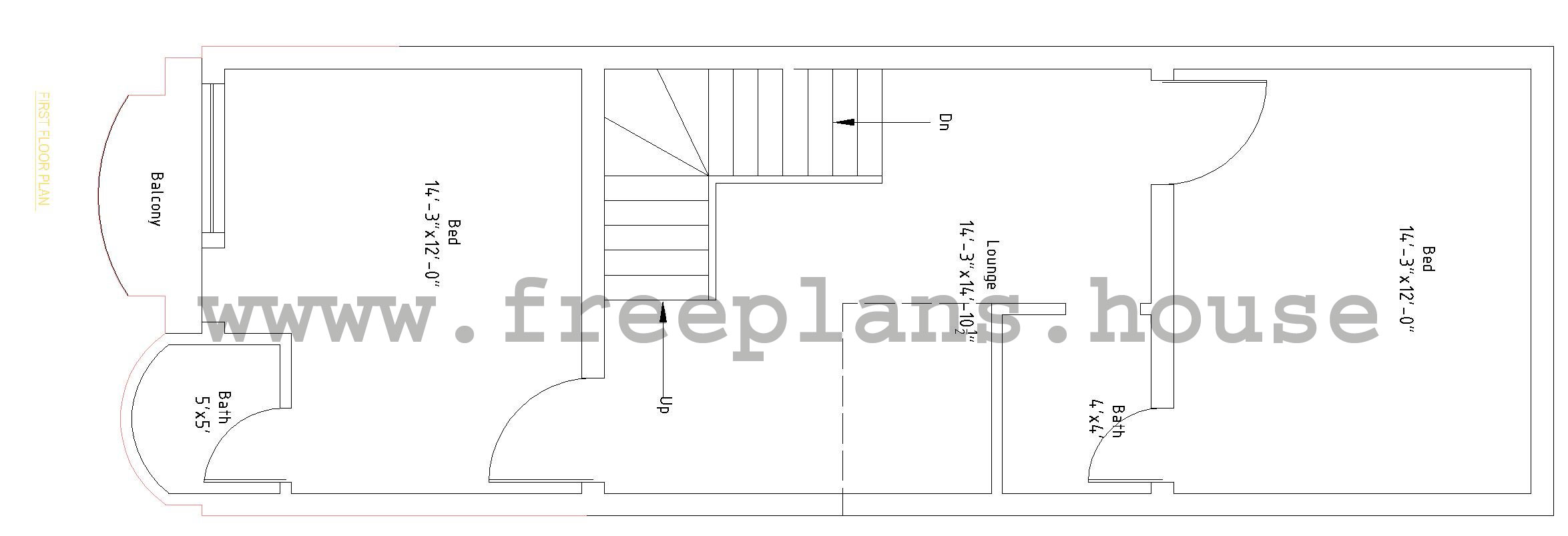 15×45 Feet / 62 Square Meters House Plan Free House Plans