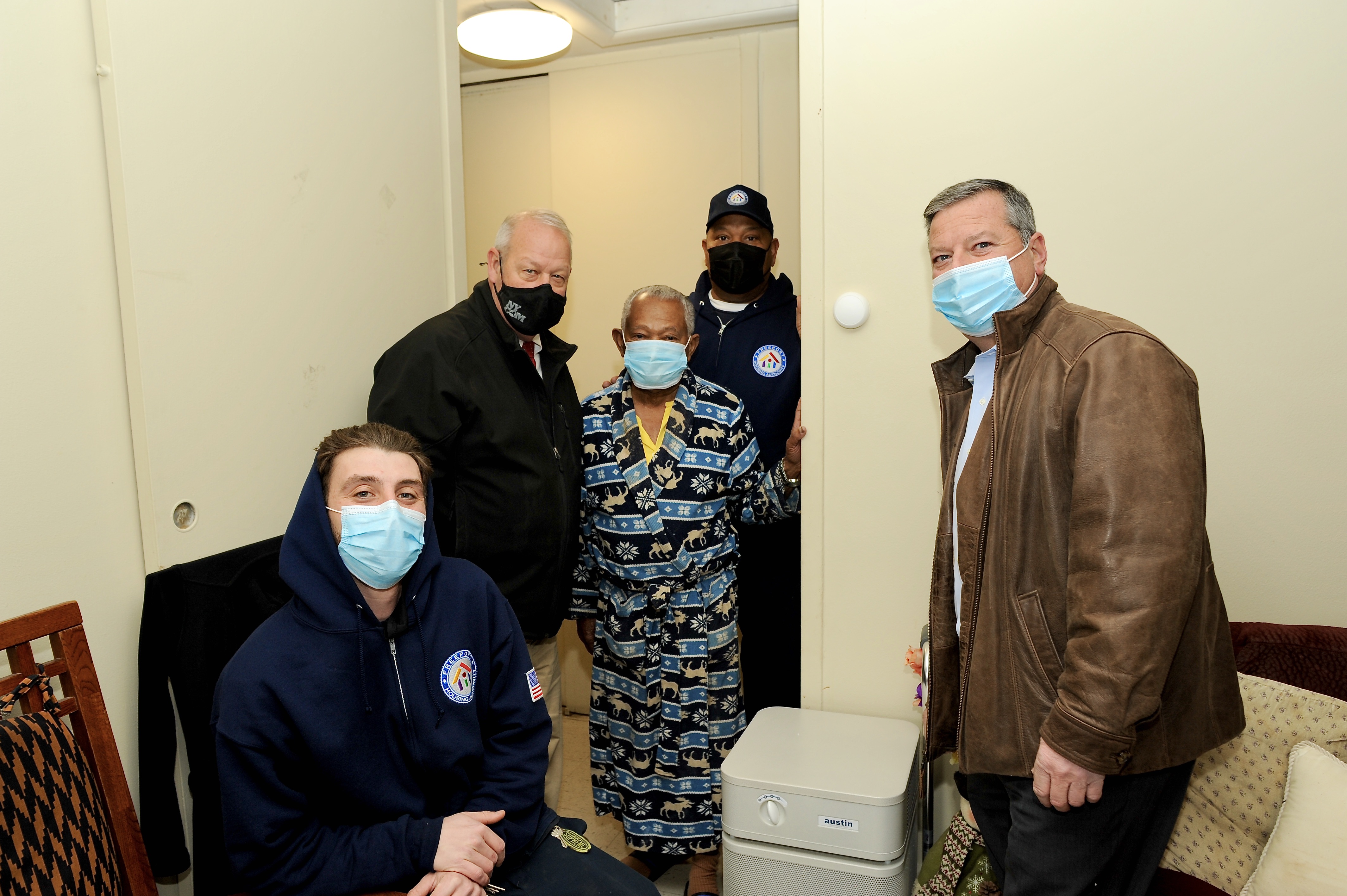 FHA Tenants Receive Air Purifiers Freeport Housing Authority