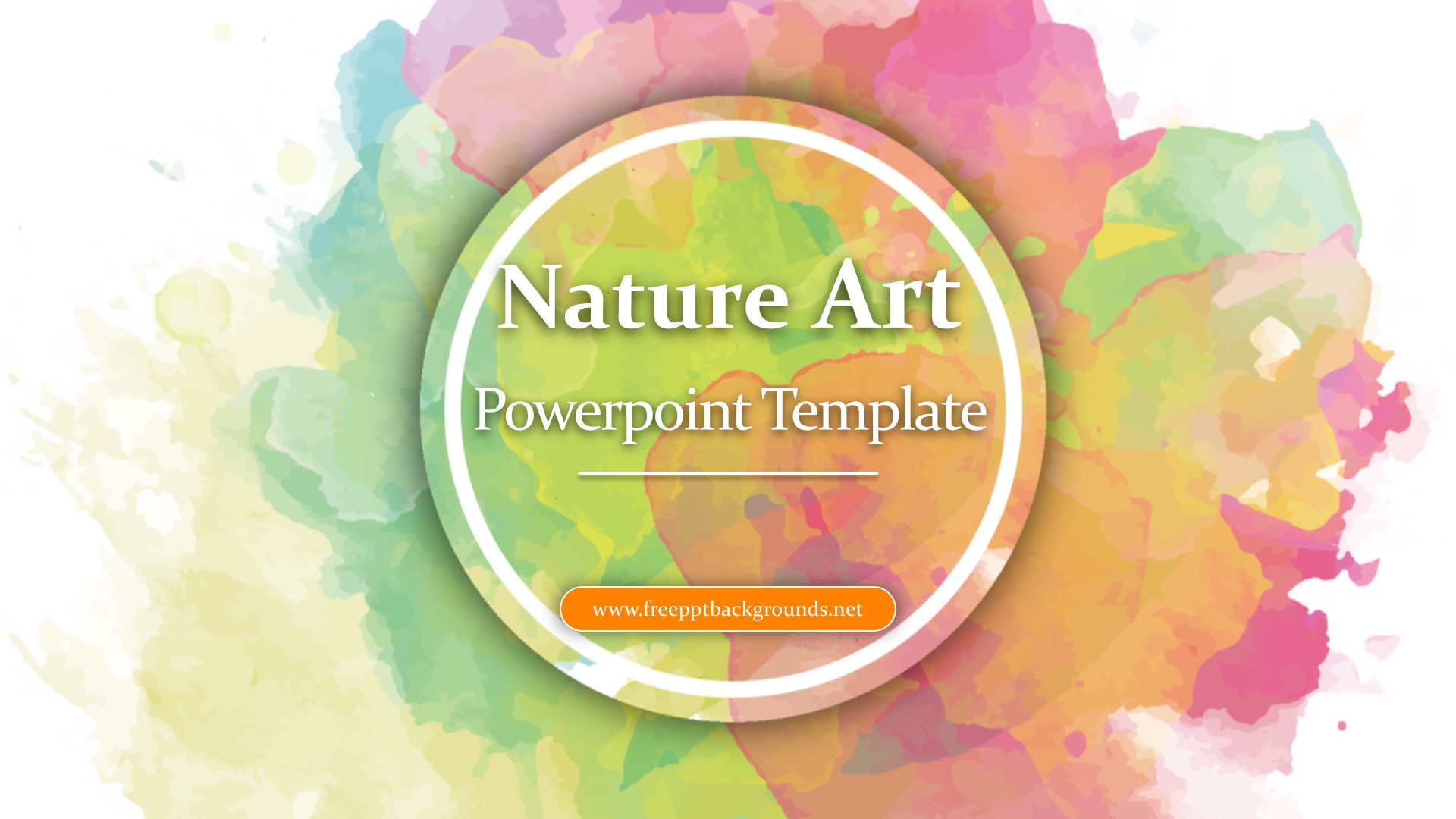 Nature Art Powerpoint Templates Arts, Nature, Orange Free PPT