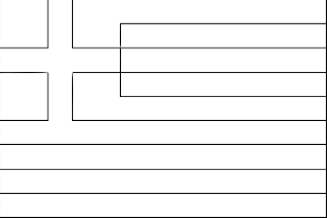 Greece Flag Coloring Page
