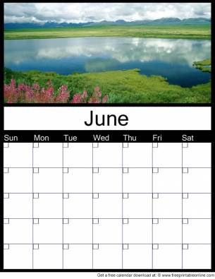 June Monthly Calendar Printables - Free Printable Online