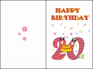 20th Birthday Cards
