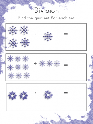 Christmas Division Worksheets