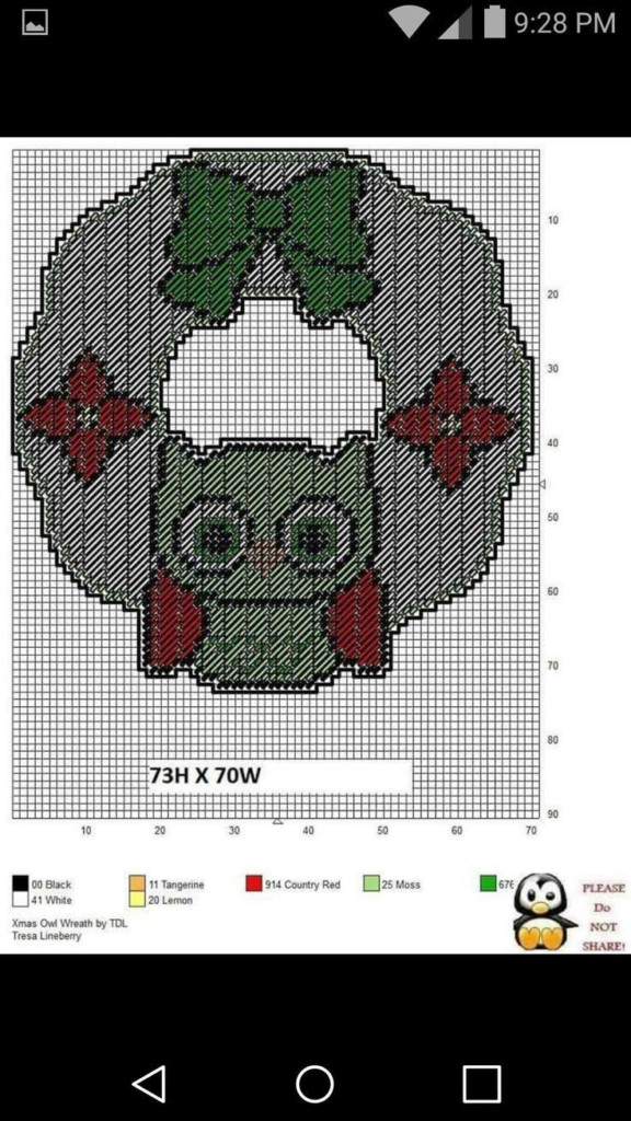 Printable Plastic Canvas Patterns