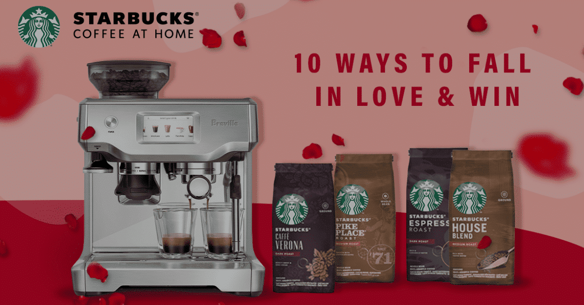 Win Breville Barista Touch Espresso Machine + Starbucks Free Coffee