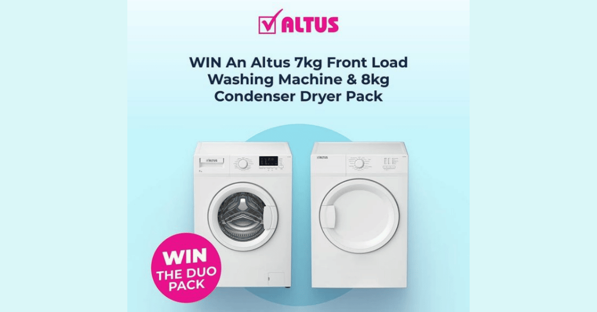 Win An Altus Washing Machine & Dryer Duo Pack • Free Samples Australia
