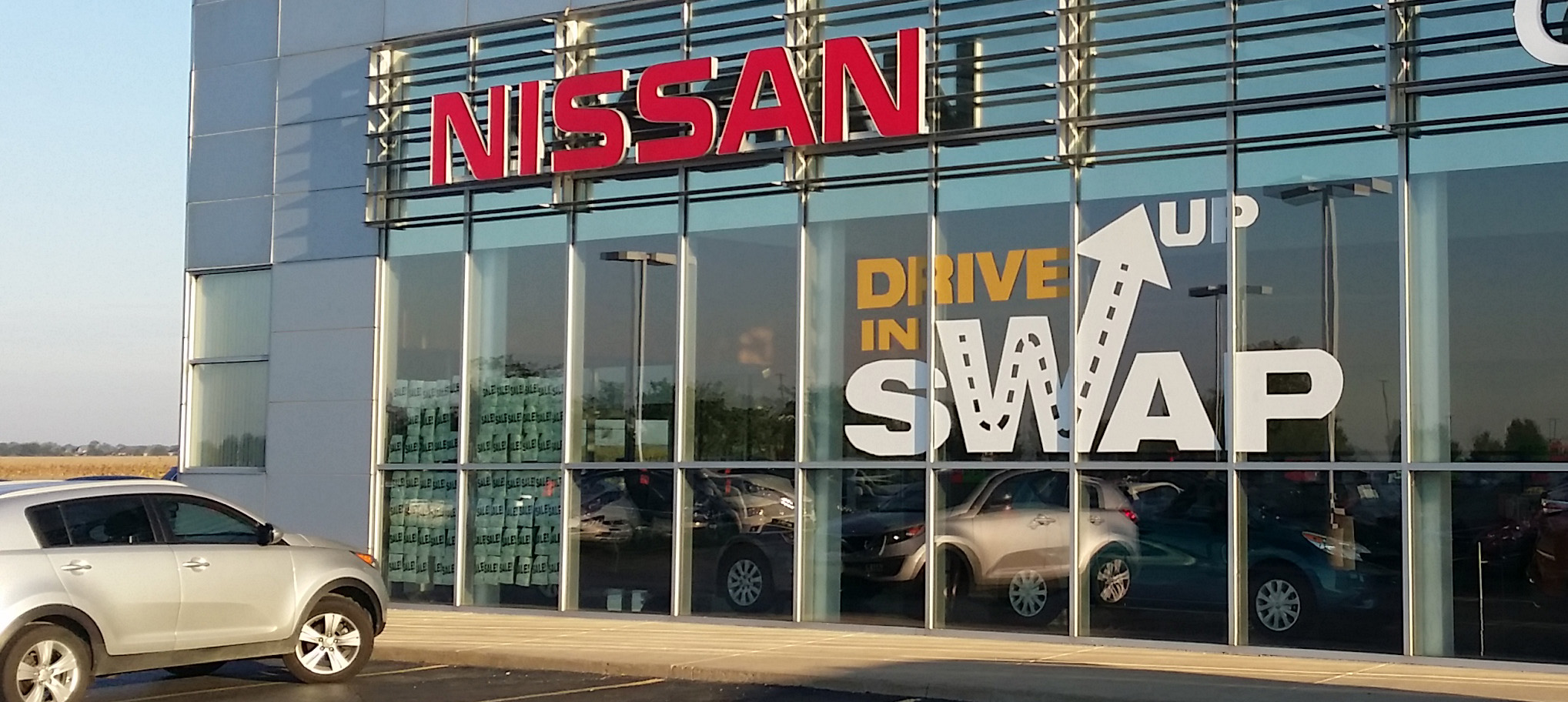 Auto Sale Promotional Window Painting Free Sky Studios Professional