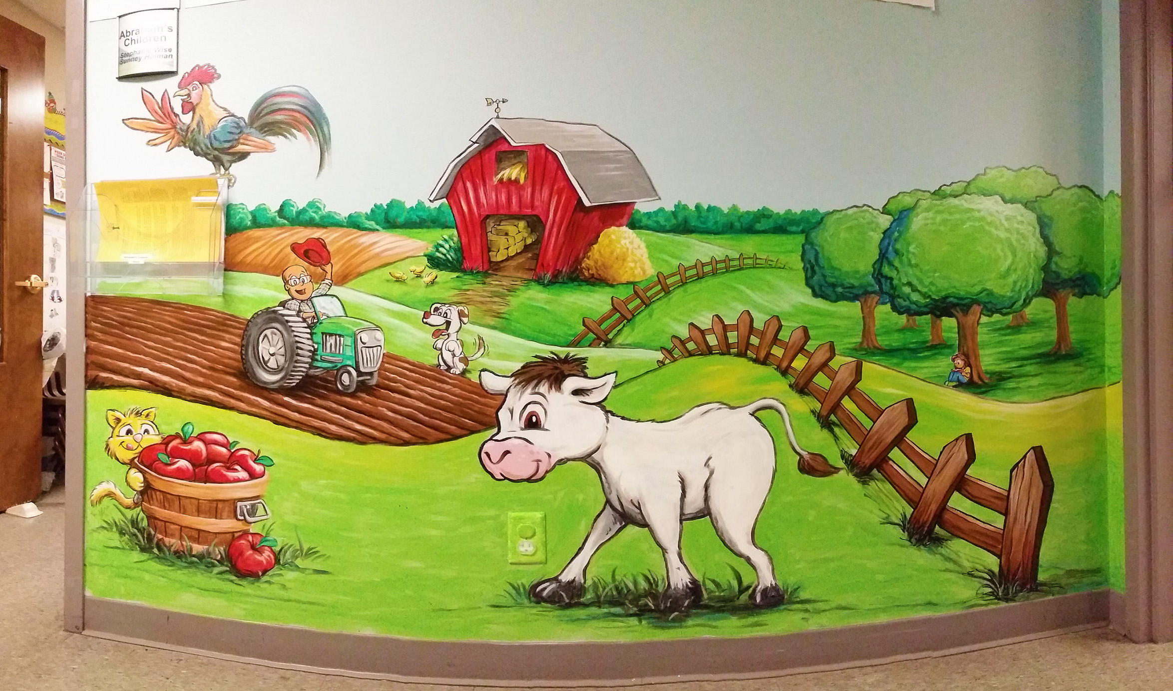 Down on the Farm Mural Free Sky Studios Professional Mural Painting, Sign Painting and