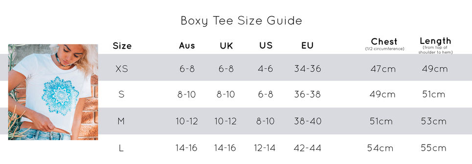 Size Guide | Free Spirit