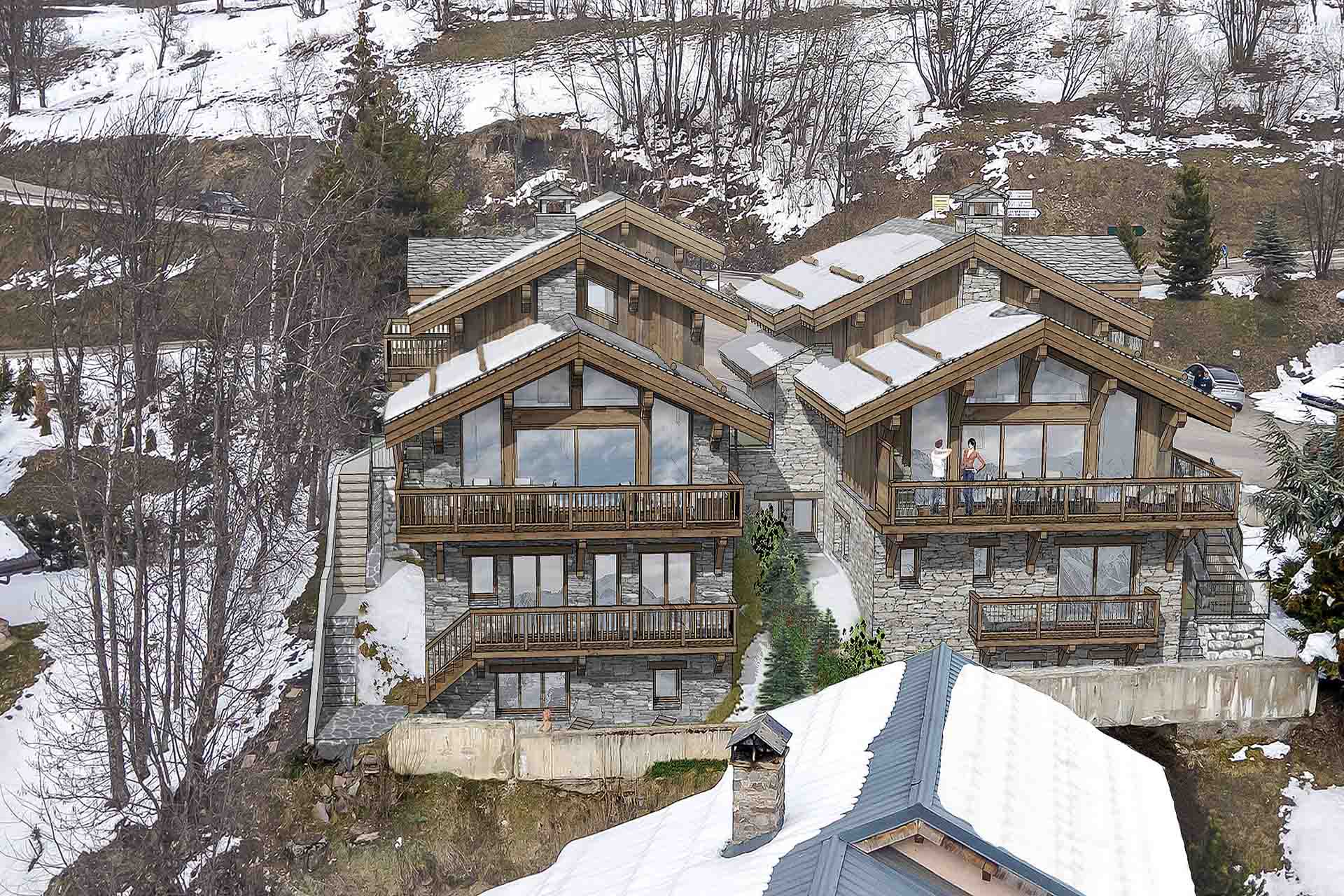 Chalet A, Panorama, st Martin de Belleville Free Spirit Alpine