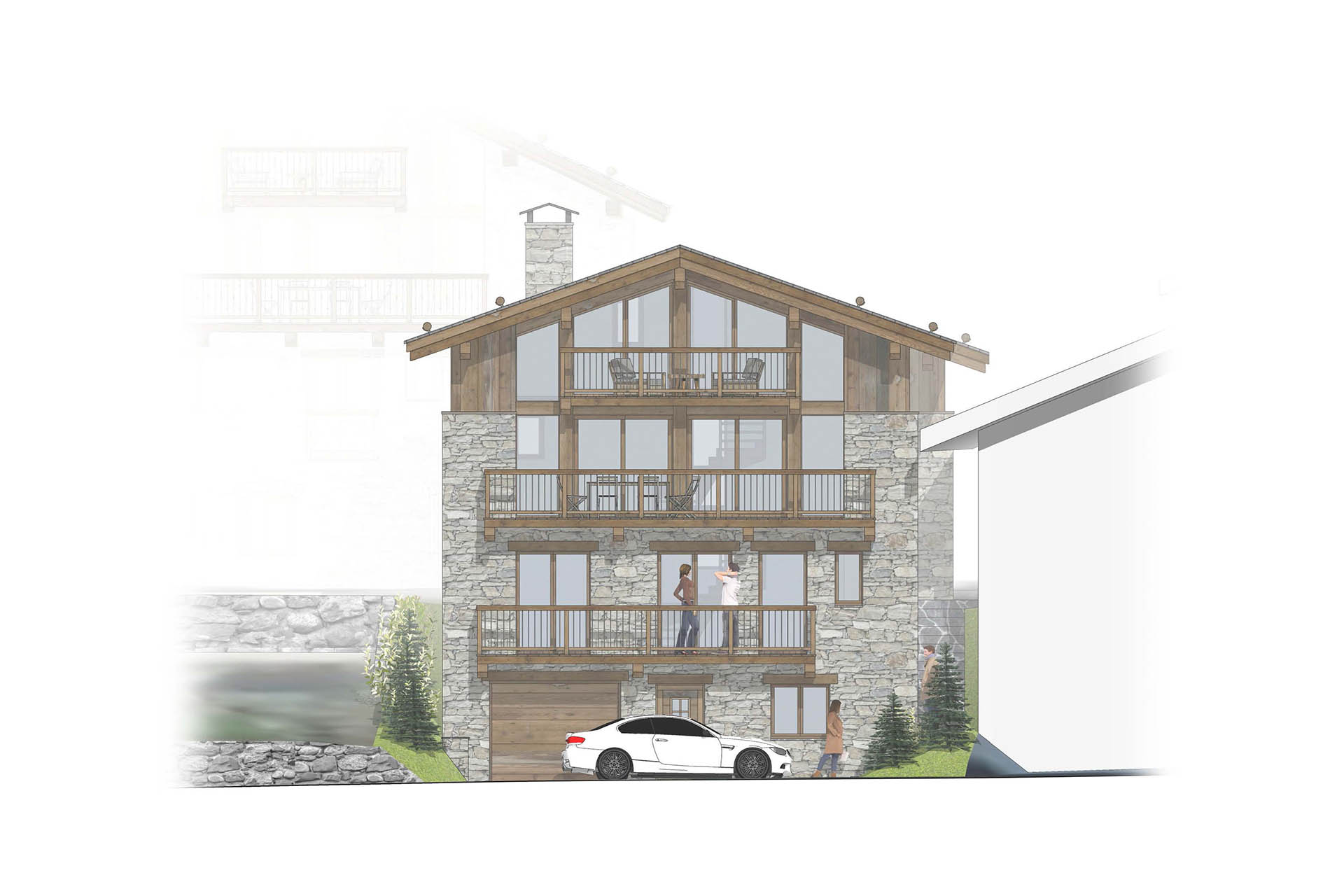 New detached Chalet for sale, st Martin de Belleville Free Spirit Alpine