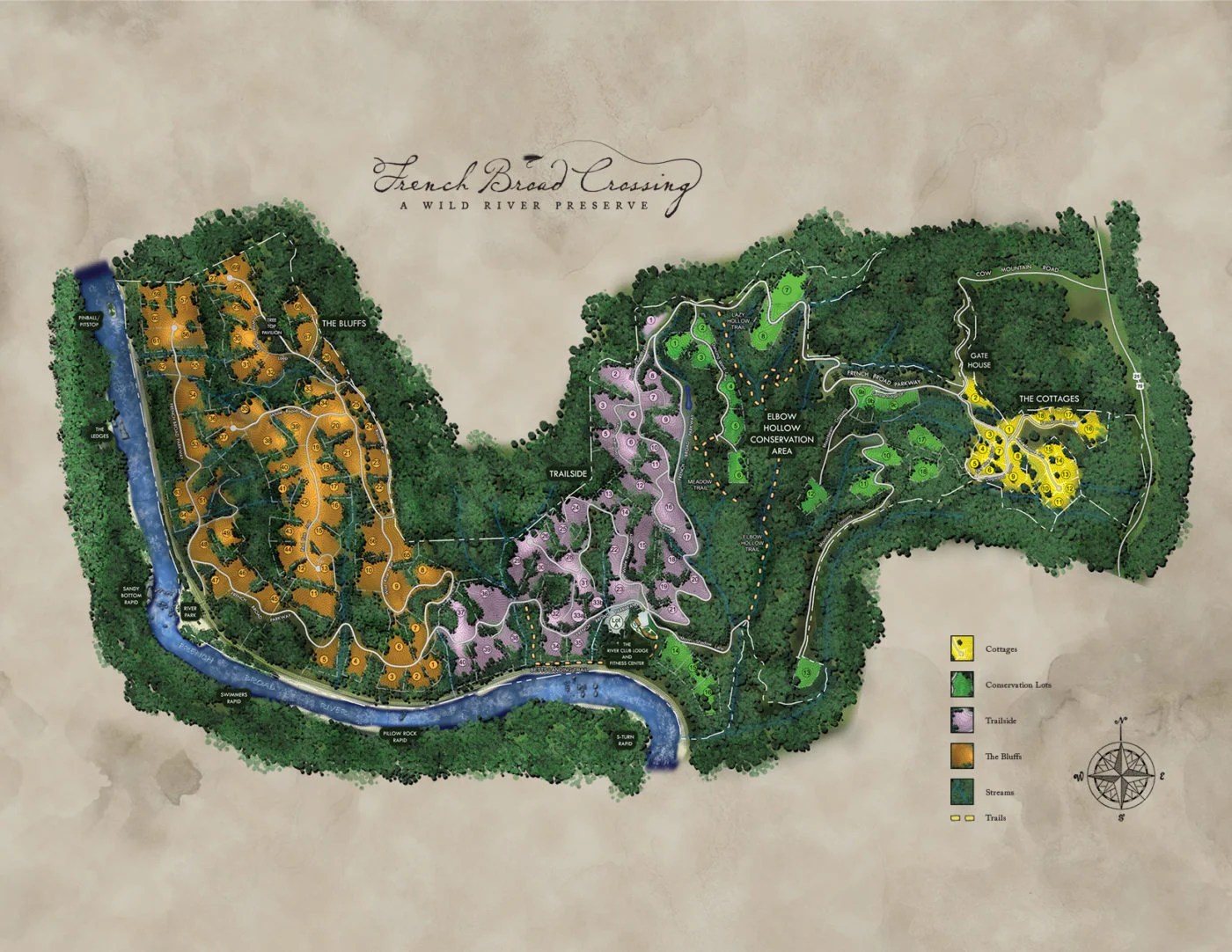 Luxury Homes and Lots for Sale French Broad Crossing NC Real Estate