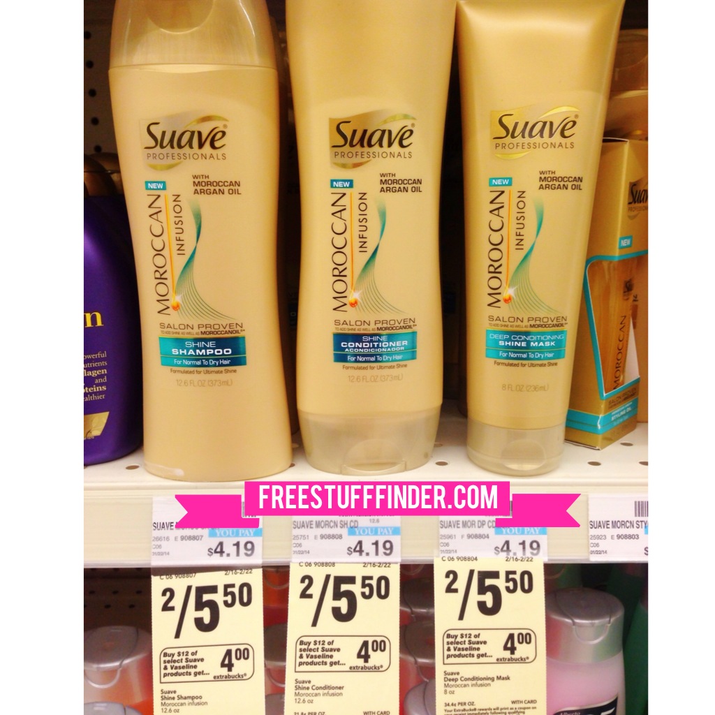 Deal Suave Shampoo 0.95 at CVS Free Stuff Finder