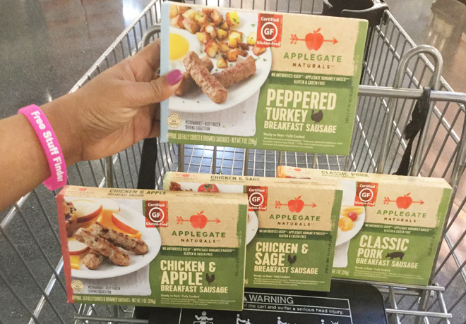3.25 (Reg 5) Applegate Breakfast Sausage at Whole Foods
