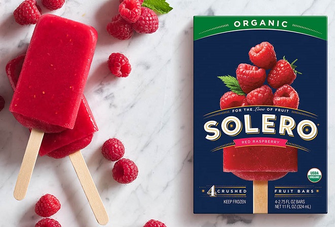 FREE Solero Natural or Organic Frozen Crushed Fruit Bars Coupon (Print
