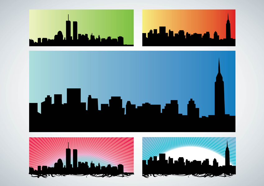 Nyc Skyline Vector Art & Graphics