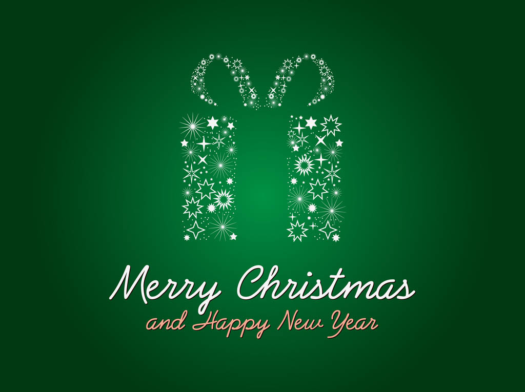 Christmas Greetings Vector Vector Art & Graphics