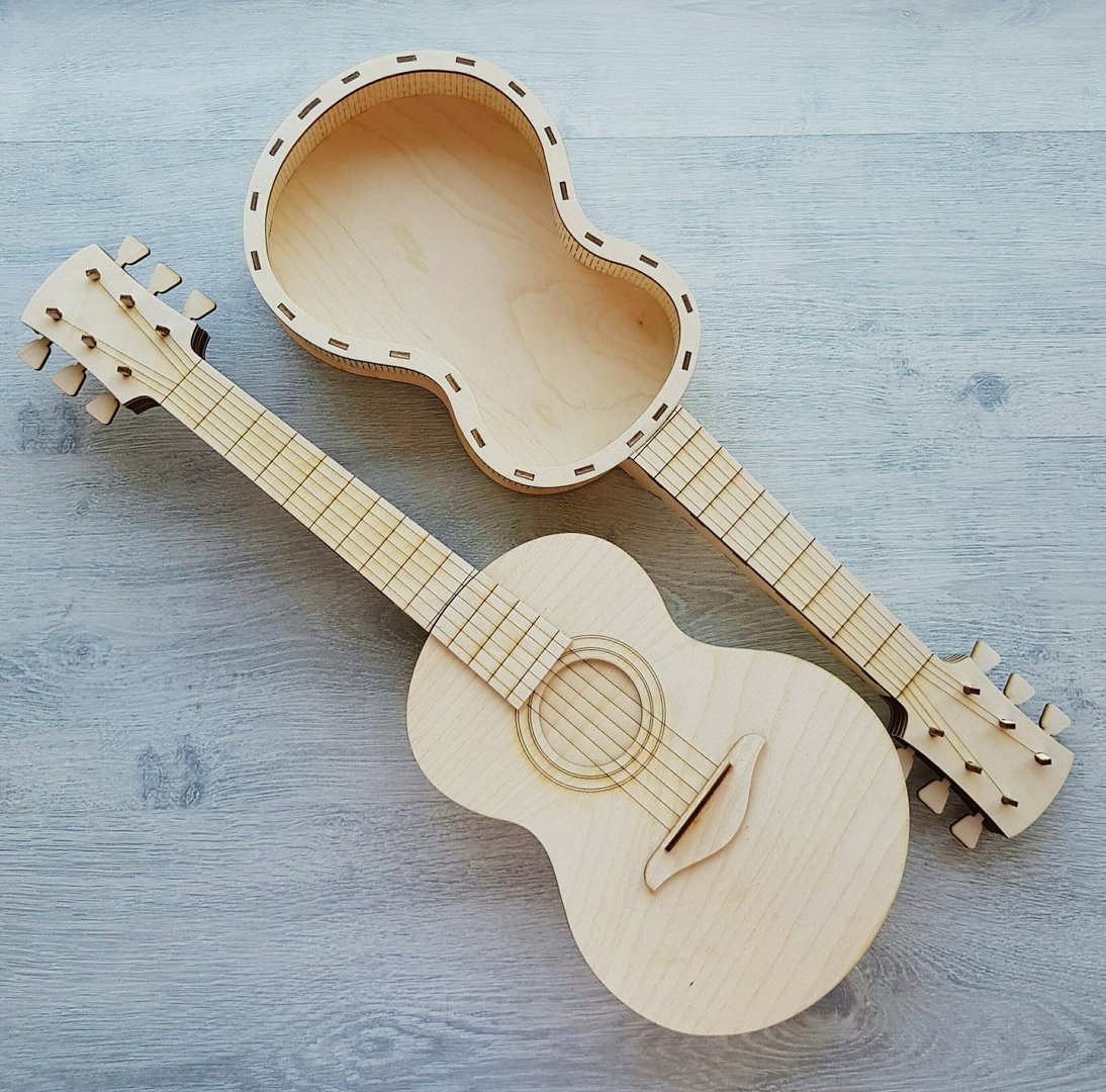 Guitar free cnc projects for Laser Cut cnc vector Ready to Cut