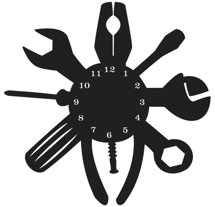 Wall Clock Free DXF Files Free Downloads Free Vector