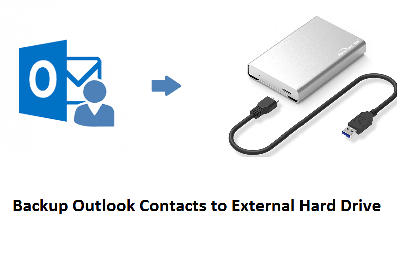 Backup Outlook Contacts to External Hard Drive Know How To