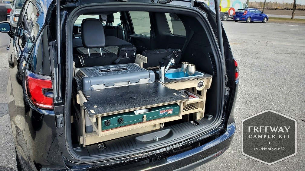 Chrysler Pacifica Camper conversion Kit Freeway Camper Kit