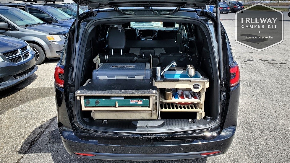 Chrysler Pacifica Camper conversion Kit Freeway Camper Kit