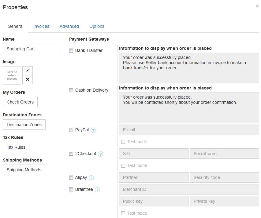 Free Website Builder Knowledgebase How to add a Shopping Cart to