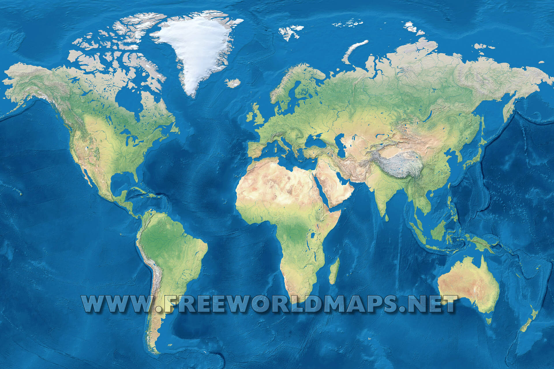 Atlas del Mundo – Freeworldmaps.net