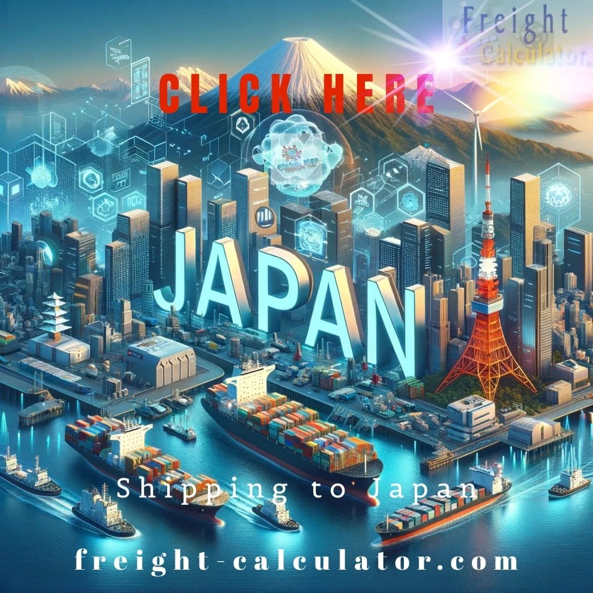Shipping of Containers To Japan A.I. Freight Calculator