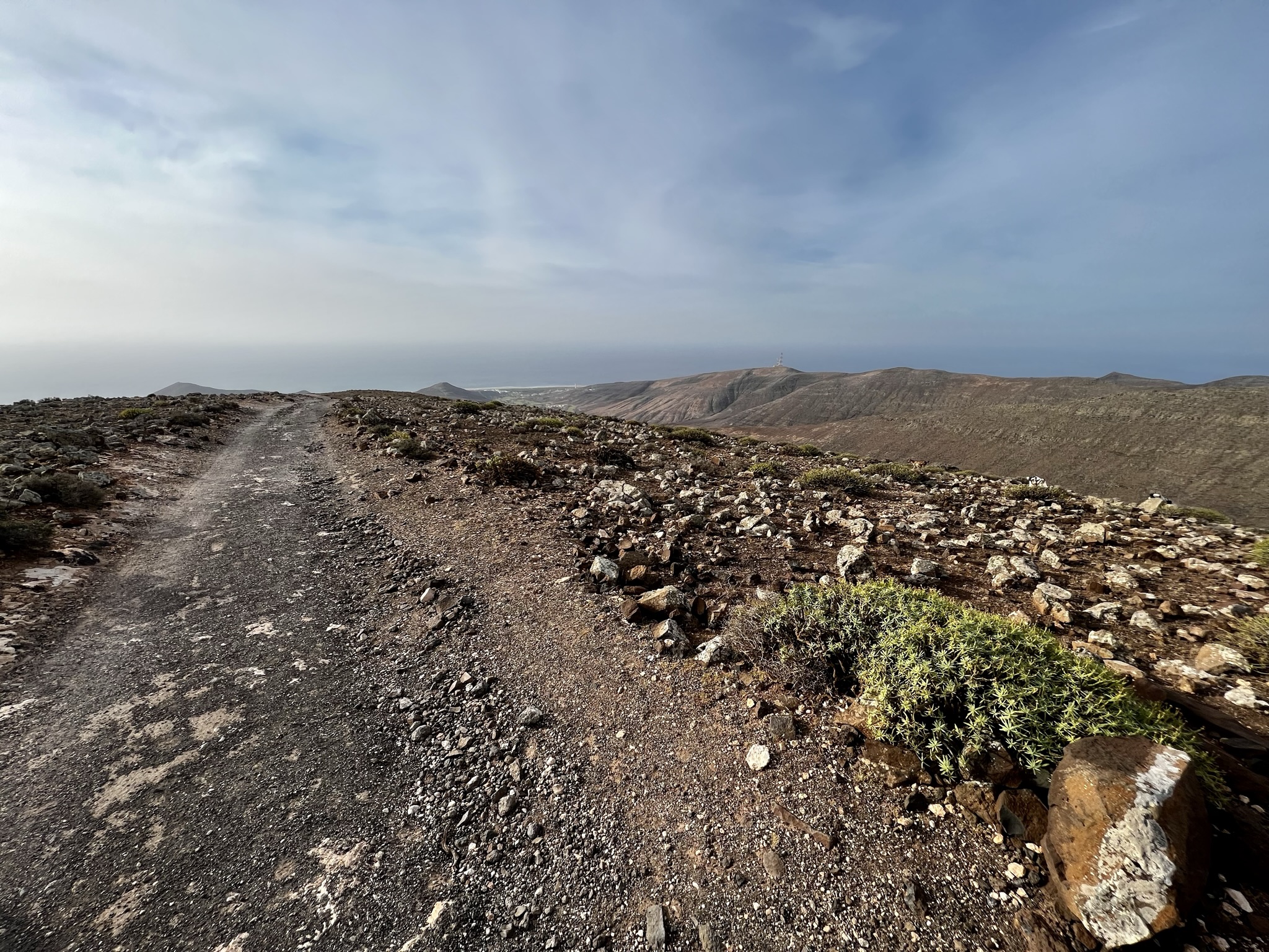Aufstieg zum Pico de la Zarza (807 m) auf Fuerteventura