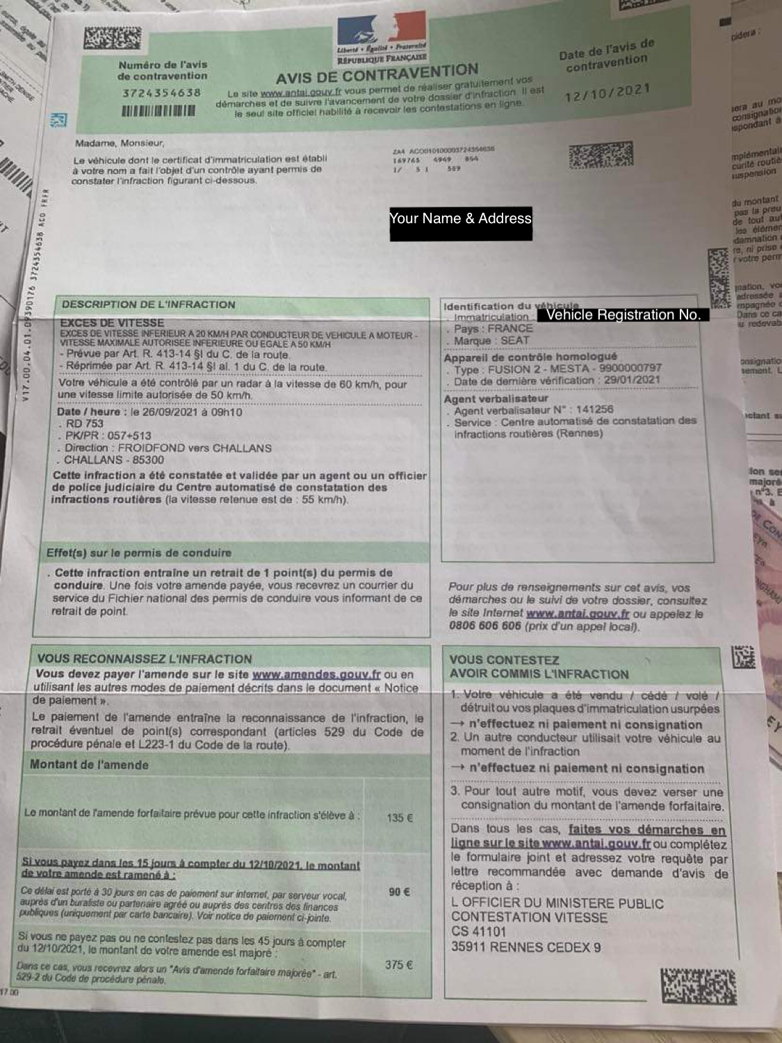 How to Pay a Parking or Speeding Fine in France Payer Une Amende