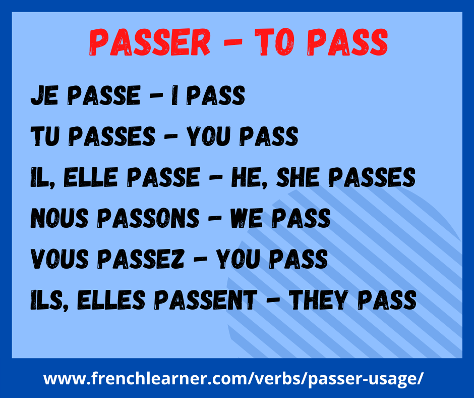 Passer Usage and Example Sentences